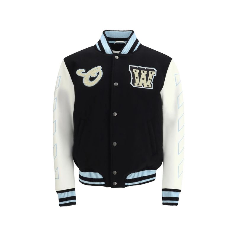 OffWhite Black Jackets  Bomber Jackets Men